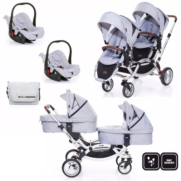 Passeggino Gemellare ABC Design - Zoom